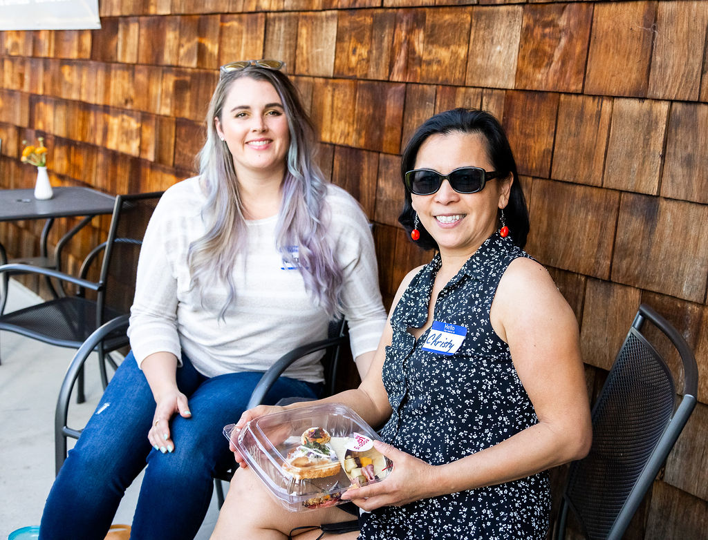 Attendees connecting at a Granite City Workspaces networking event in Folsom